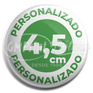 BÓTON PERSONALIZADO 45mm (4,5cm - M)