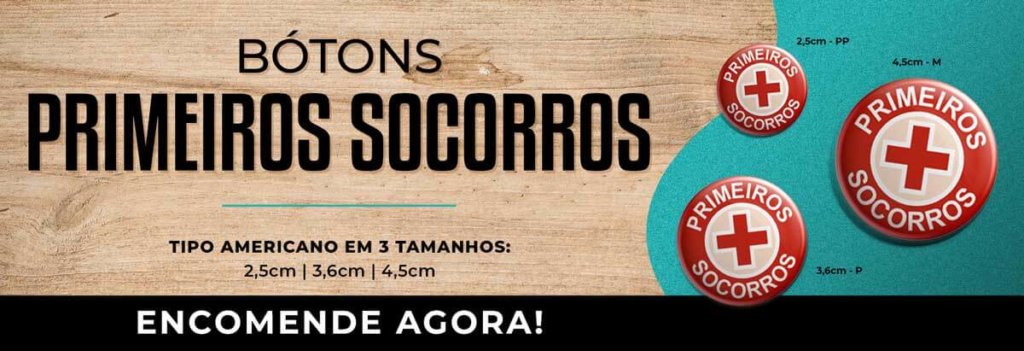 boton primeiros socorros GM Print Botons