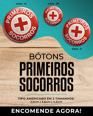 boton primeiros socorros GM Print Botons