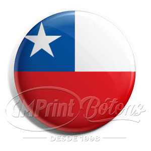Bóton bandeira do Chile