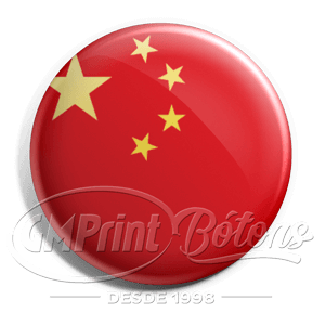 Bóton bandeira da China