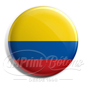 Bóton bandeira da Colômbia