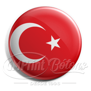 Bóton bandeira da Turquia
