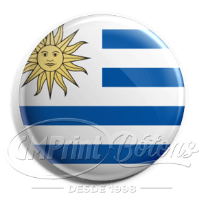 Bóton bandeira do Uruguai