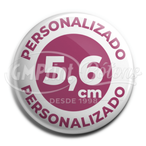 BÓTON GRANDE PERSONALIZADO 56mm (5,6cm - G)